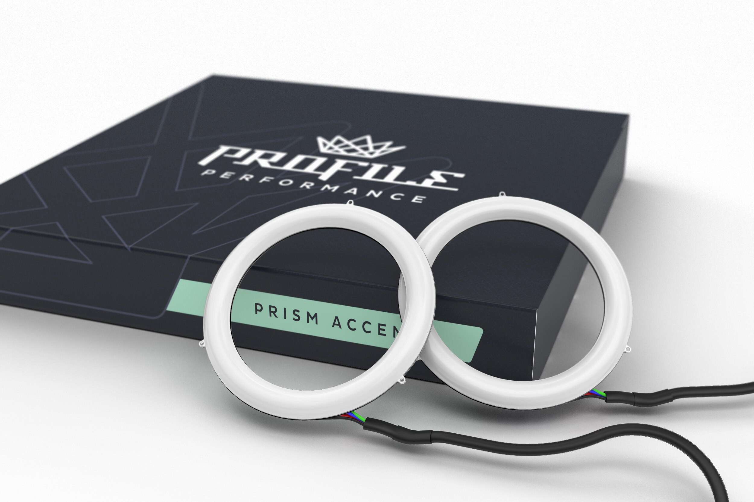 Kawasaki ZX-14 (06-11): Profile Prism Halos (RGB) | TRS EDC01198